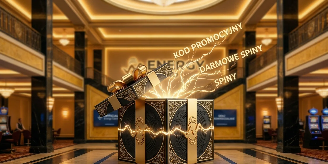 Energy casino kod promocyjny — panel Promo Code z polem do wpisania kodu bonusowego